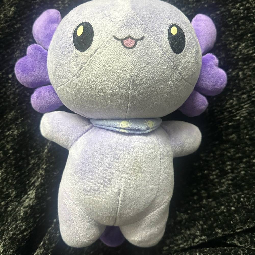 Charming Lavender Plush Axolotl